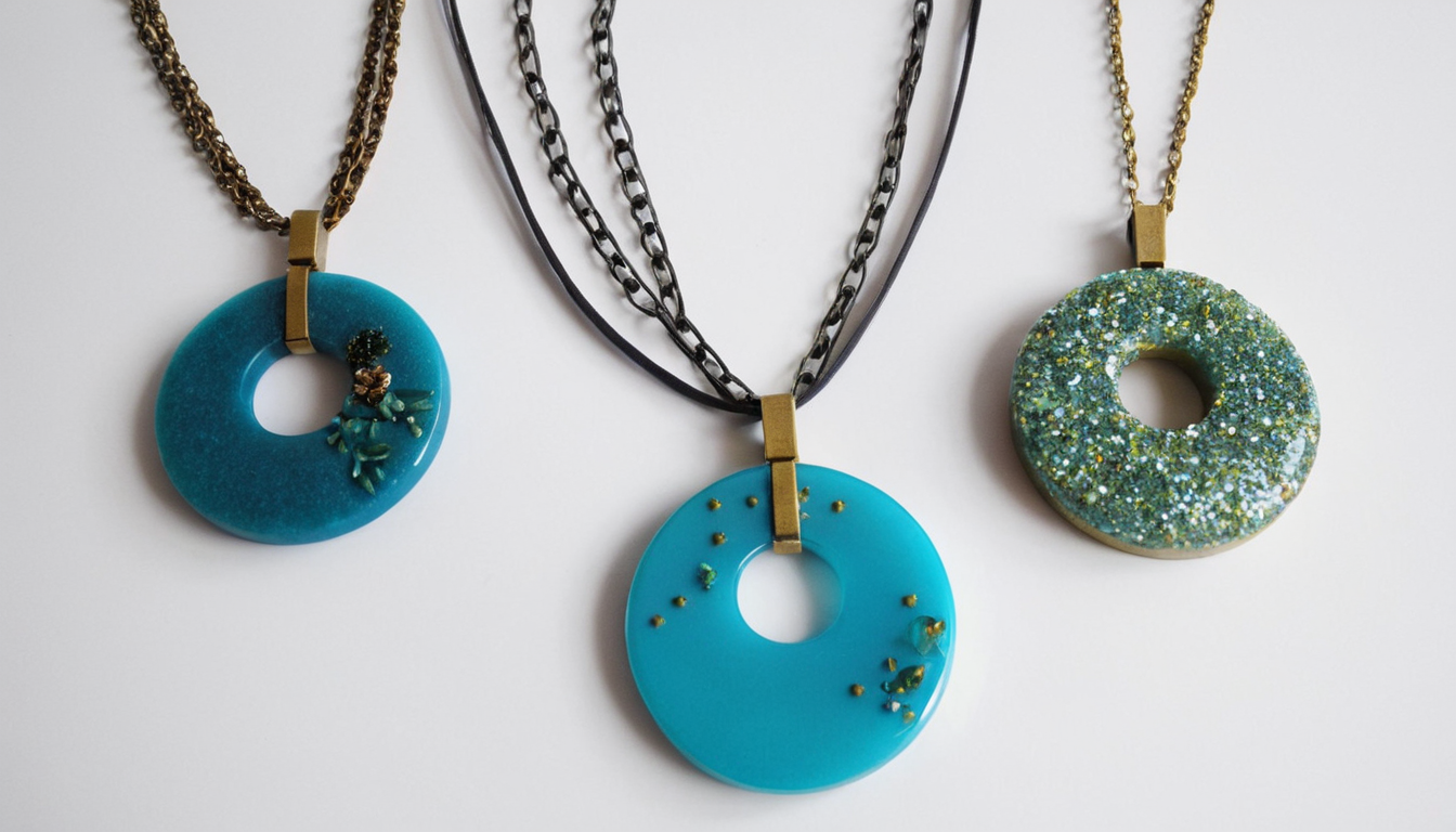 Collares de resina epóxica