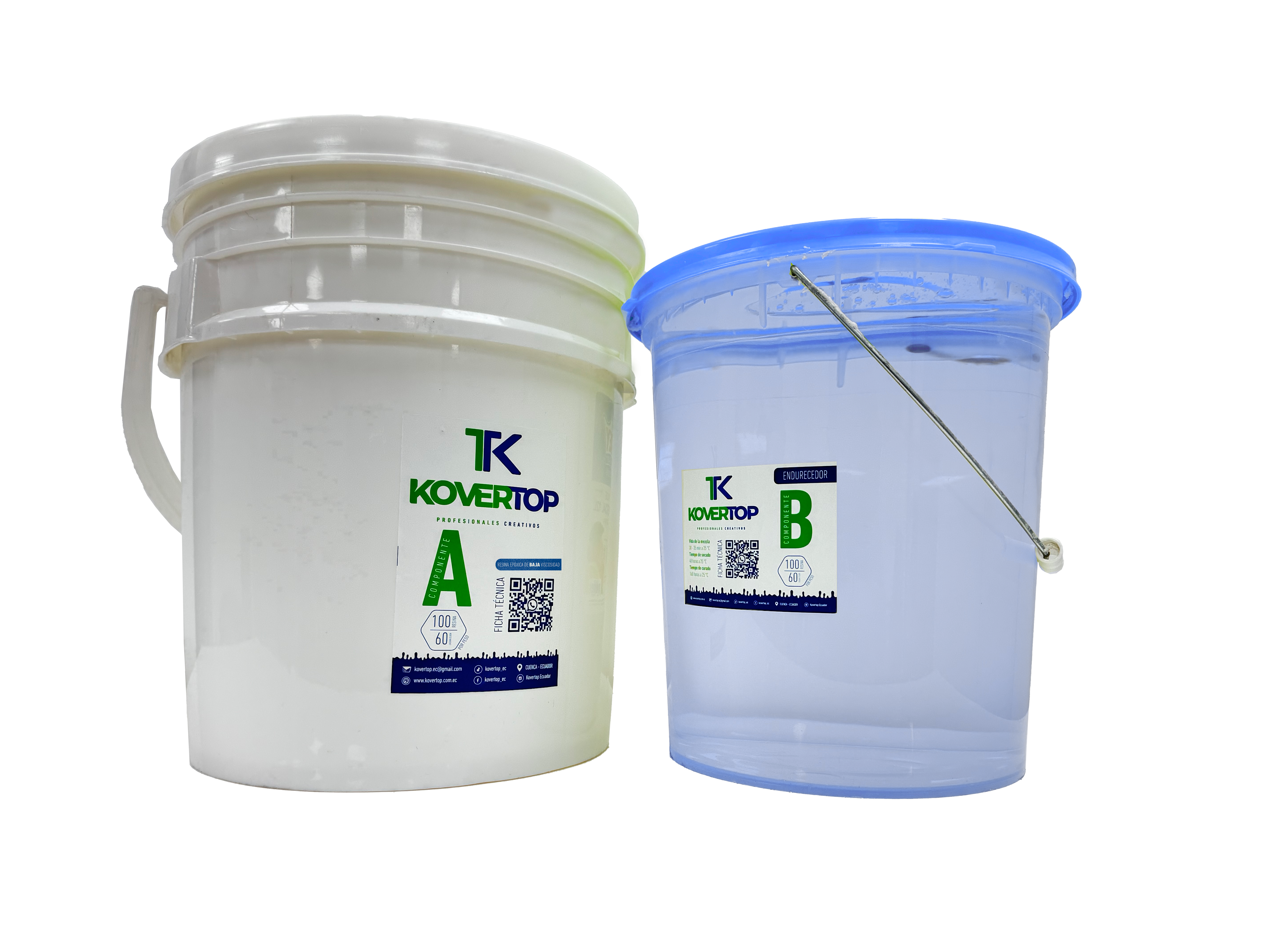 Resina epóxica Kovertop KIT 32 BAJA viscosidad